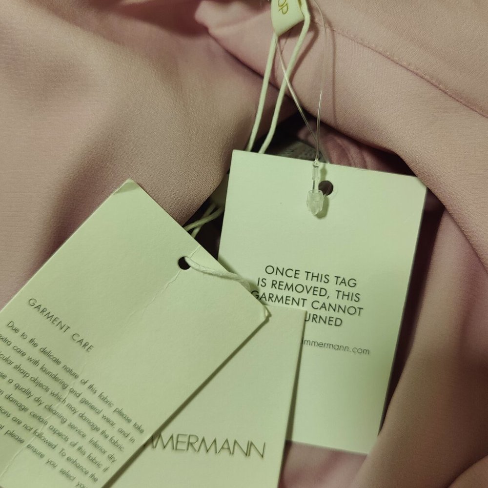 Zimmermann Celestial Ruched Mini Dress 0P - Picture 5 of 5